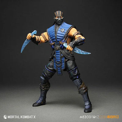 Mortal Kombat X - 12 Inch Action Figure Series: Sub-Zeroㅤ – MEZCO TOYZ – ActionFigure Brasil — ângulo diferente