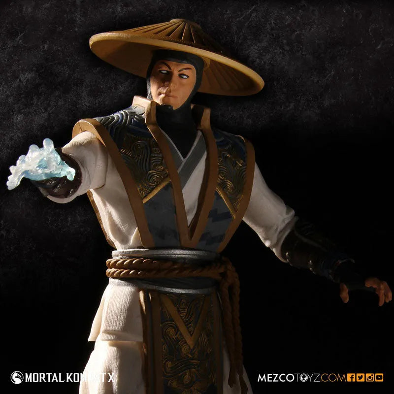 Mortal Kombat X - 3.75 Inch Action Figure: Raidenㅤ – Mezco – ActionFigure Brasil