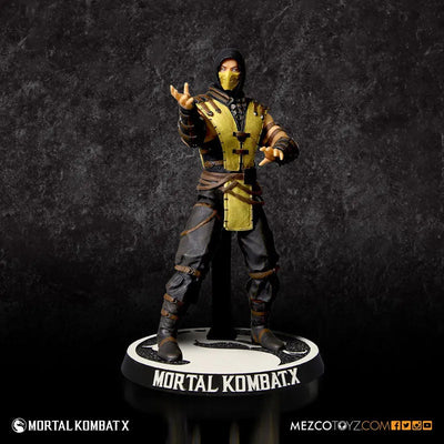 Mortal Kombat X - 3.75 Inch Action Figure: Scorpionㅤ – Mezco – ActionFigure Brasil