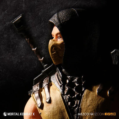 Mortal Kombat X - 3.75 Inch Action Figure: Scorpionㅤ – Mezco – ActionFigure Brasil — embalagem