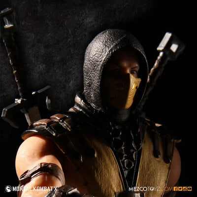 Mortal Kombat X - 3.75 Inch Action Figure: Scorpionㅤ – Mezco – ActionFigure Brasil — acessórios