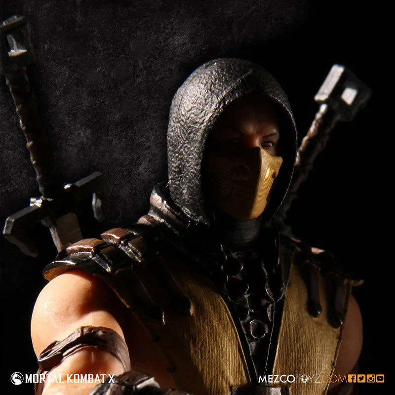 Mortal Kombat X - 3.75 Inch Action Figure: Scorpionㅤ – Mezco – ActionFigure Brasil