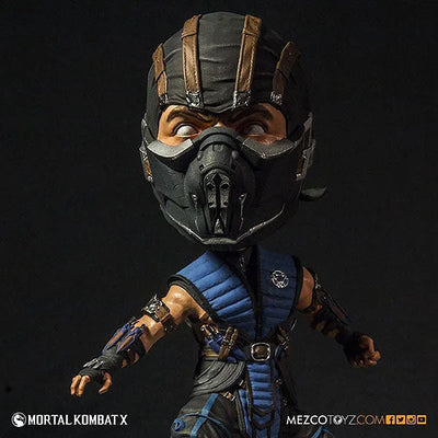 Mortal Kombat X - Sub-Zero 6inch Bobble Headㅤ – MEZCO TOYZ – ActionFigure Brasil — close