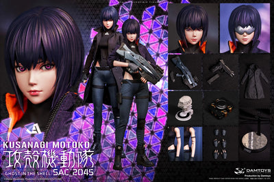 Motoko Kusanagi (Casual Version) – Damtoys – ActionFigure Brasil — com base expositora