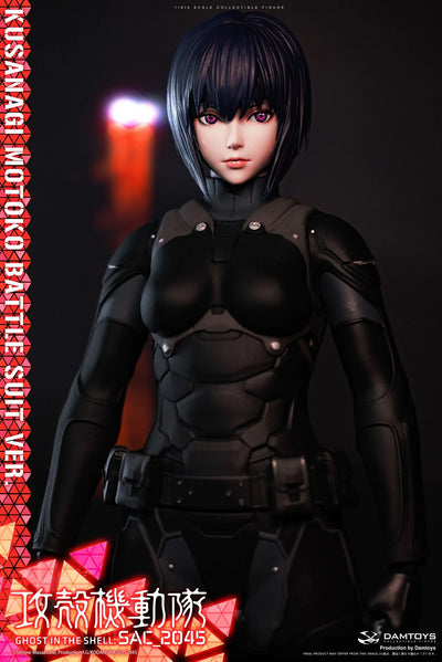 Motoko Kusanagi (Combat Suit ver.) – Damtoys – ActionFigure Brasil — close
