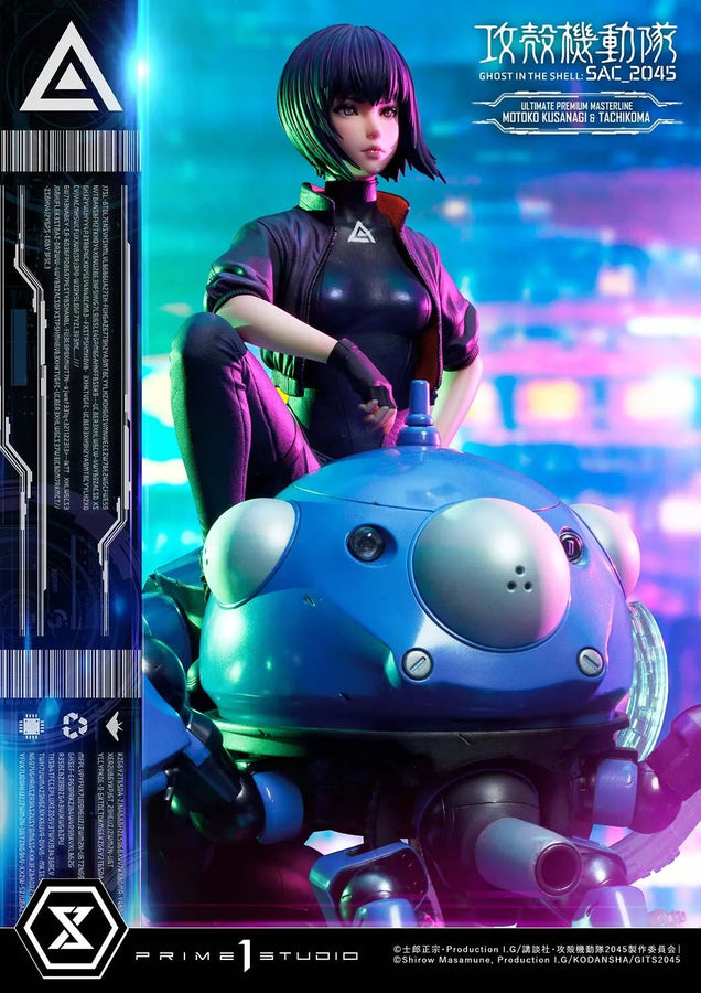 Motoko Kusanagi & Tachikoma (Bonus Version) Ghost in the Shell: SAC_2045 – Prime1Studio – ActionFigure Brasil