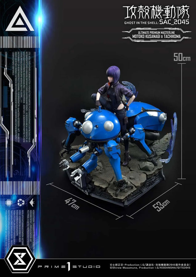 Motoko Kusanagi & Tachikoma (Bonus Version) Ghost in the Shell: SAC_2045 – Prime1Studio – ActionFigure Brasil