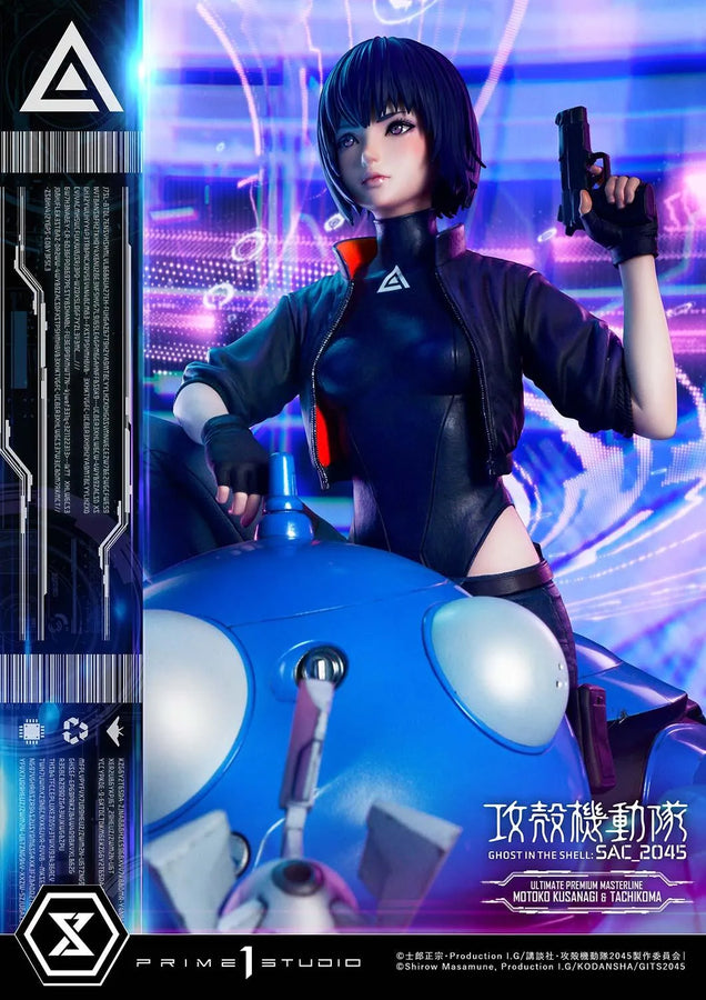 Motoko Kusanagi & Tachikoma (Bonus Version) Ghost in the Shell: SAC_2045 – Prime1Studio – ActionFigure Brasil