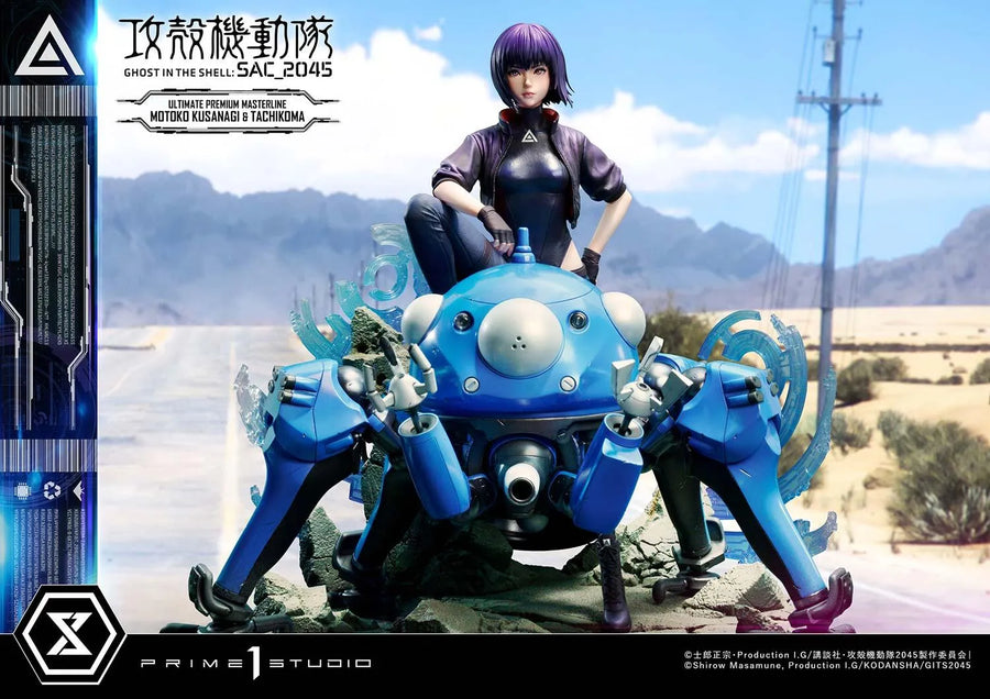 Motoko Kusanagi & Tachikoma (Bonus Version) Ghost in the Shell: SAC_2045 – Prime1Studio – ActionFigure Brasil
