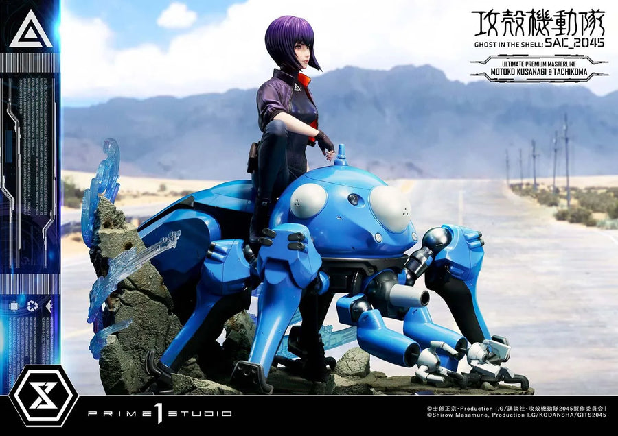 Motoko Kusanagi & Tachikoma (Bonus Version) Ghost in the Shell: SAC_2045 – Prime1Studio – ActionFigure Brasil