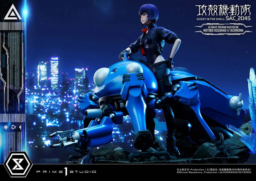 Motoko Kusanagi & Tachikoma (Bonus Version) Ghost in the Shell: SAC_2045 – Prime1Studio – ActionFigure Brasil