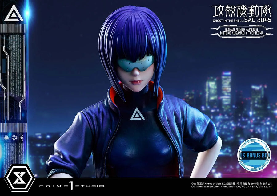 Motoko Kusanagi & Tachikoma (Bonus Version) Ghost in the Shell: SAC_2045 – Prime1Studio – ActionFigure Brasil