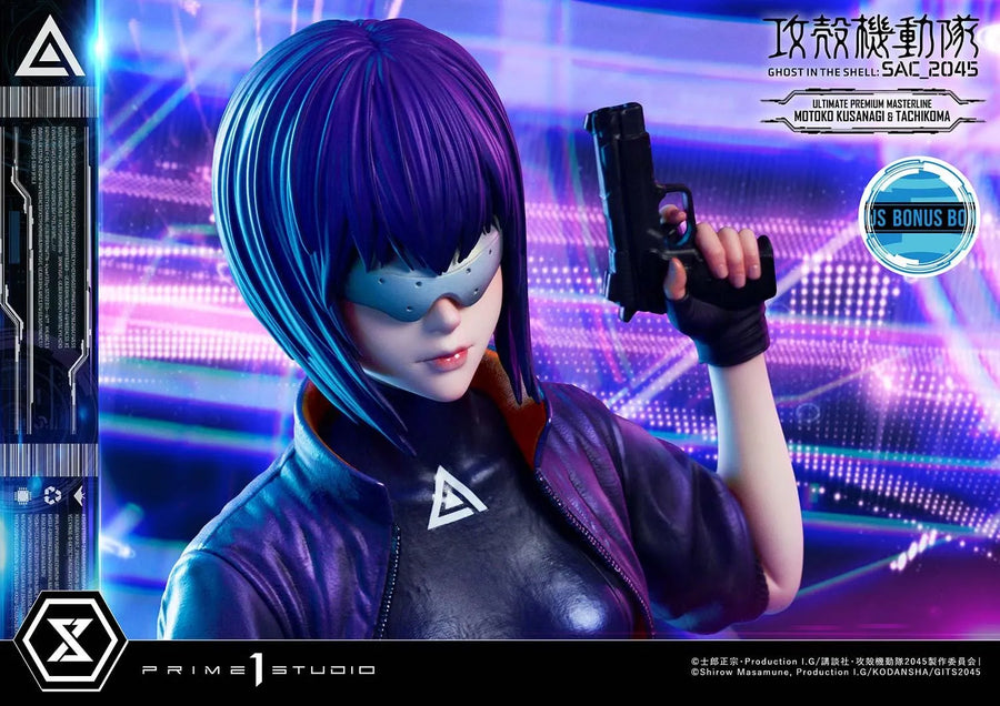 Motoko Kusanagi & Tachikoma (Bonus Version) Ghost in the Shell: SAC_2045 – Prime1Studio – ActionFigure Brasil