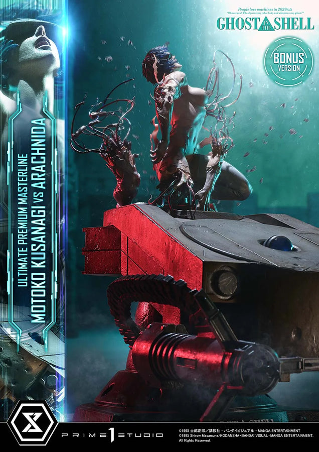 Motoko Kusanagi VS Arachnida (Motoko Kusanagi VS Arachnida Bonus) GHOST IN THE SHELL – Prime1Studio – ActionFigure Brasil