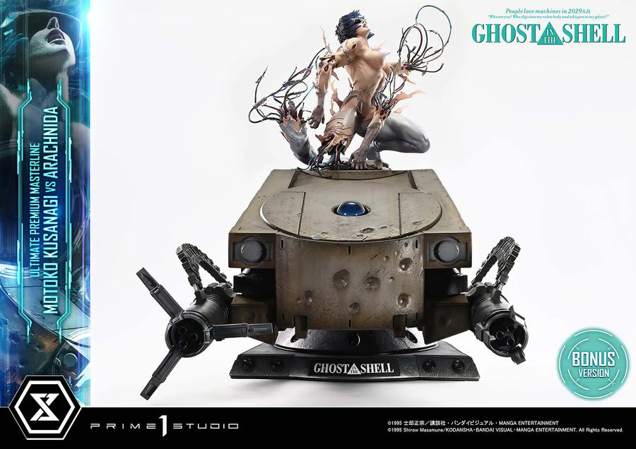 Motoko Kusanagi VS Arachnida (Motoko Kusanagi VS Arachnida Bonus) GHOST IN THE SHELL – Prime1Studio – ActionFigure Brasil
