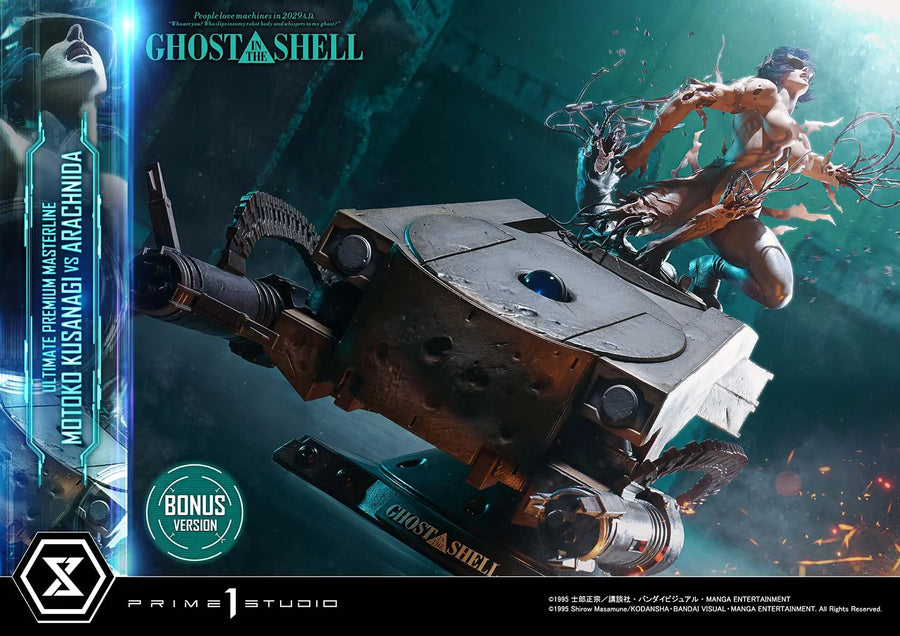 Motoko Kusanagi VS Arachnida (Motoko Kusanagi VS Arachnida Bonus) GHOST IN THE SHELL – Prime1Studio – ActionFigure Brasil