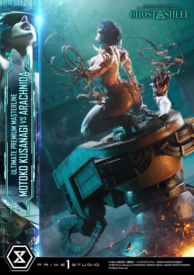 Motoko Kusanagi VS Arachnida (Motoko Kusanagi VS Arachnida Bonus) GHOST IN THE SHELL – Prime1Studio – ActionFigure Brasil