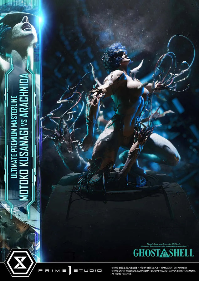 Motoko Kusanagi VS Arachnida (Motoko Kusanagi VS Arachnida Bonus) GHOST IN THE SHELL – Prime1Studio – ActionFigure Brasil