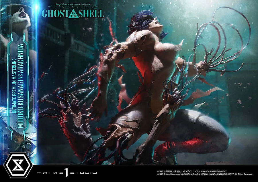 Motoko Kusanagi VS Arachnida (Motoko Kusanagi VS Arachnida Bonus) GHOST IN THE SHELL – Prime1Studio – ActionFigure Brasil