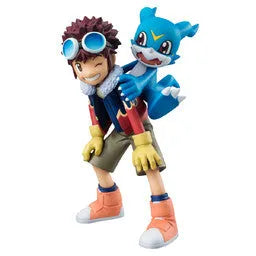 Motomiya and Veemon | Digimon Adventure Figure | MegaHouseㅤ – MegaHouse – ActionFigure Brasil