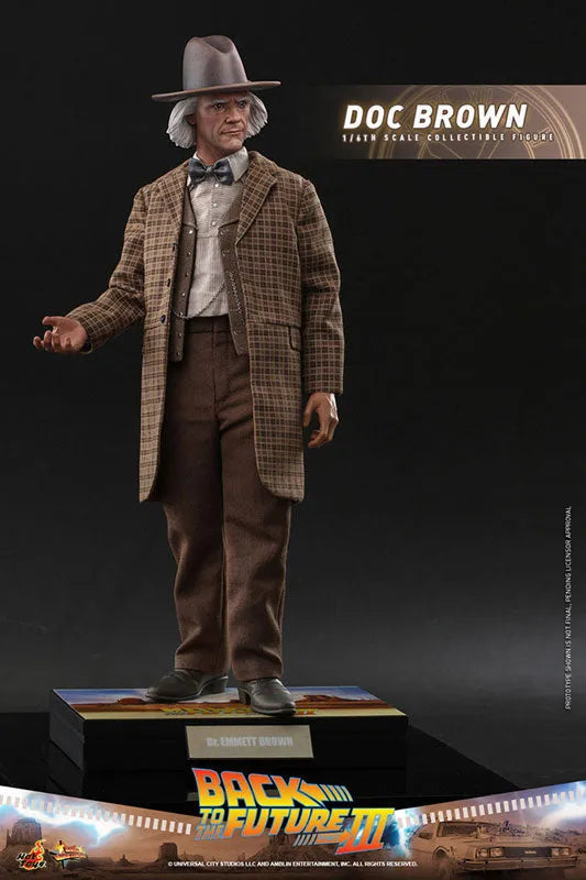 MOVIE MASTER SERIES - BACK TO THE FUTURE PART III - DOC BROWN - 1/6 (Hot Toys)ㅤ – Hot Toys – ActionFigure Brasil