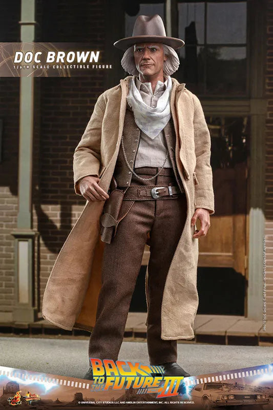 MOVIE MASTER SERIES - BACK TO THE FUTURE PART III - DOC BROWN - 1/6 (Hot Toys)ㅤ – Hot Toys – ActionFigure Brasil
