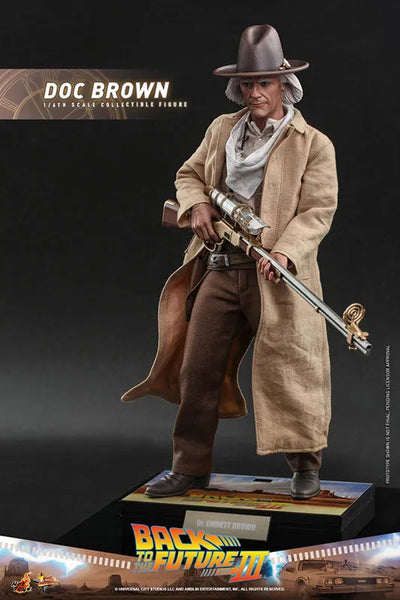 MOVIE MASTER SERIES - BACK TO THE FUTURE PART III - DOC BROWN - 1/6 (Hot Toys)ㅤ – Hot Toys – ActionFigure Brasil — iluminação de estúdio
