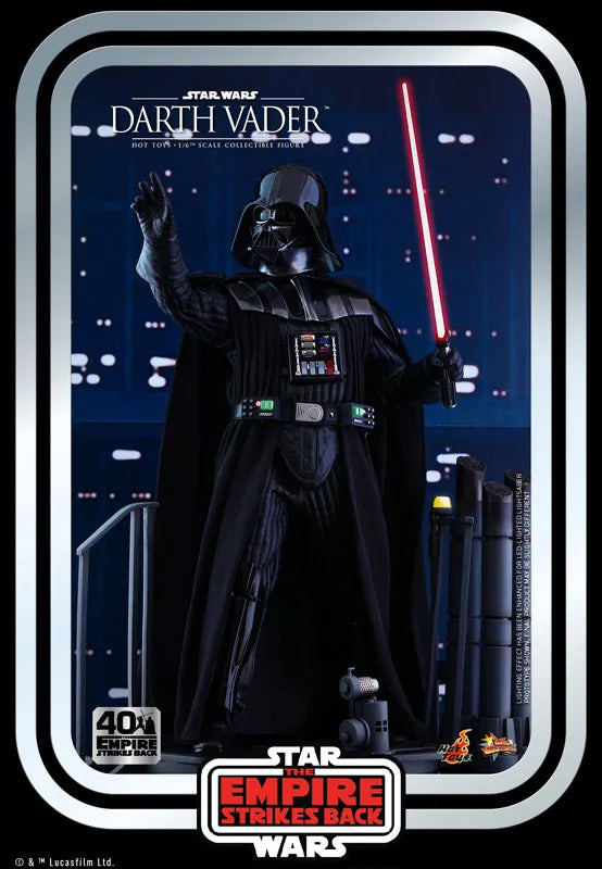 Movie Masterpiece 1/6 Figure Darth Vader (Star Wars Episode 5 40th Anniversary Edition)ㅤ – Hot Toys – ActionFigureBrasil