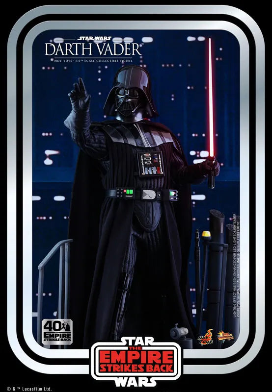 Movie Masterpiece 1/6 Figure Darth Vader (Star Wars Episode 5 40th Anniversary Edition)ㅤ – Hot Toys – ActionFigureBrasil