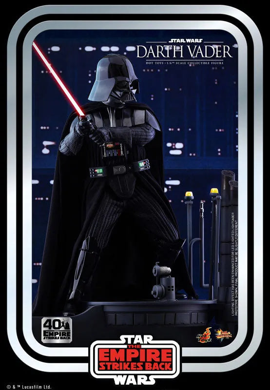 Movie Masterpiece 1/6 Figure Darth Vader (Star Wars Episode 5 40th Anniversary Edition)ㅤ – Hot Toys – ActionFigureBrasil