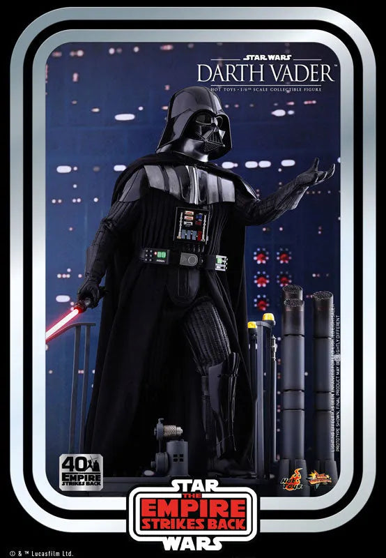 Movie Masterpiece 1/6 Figure Darth Vader (Star Wars Episode 5 40th Anniversary Edition)ㅤ – Hot Toys – ActionFigureBrasil