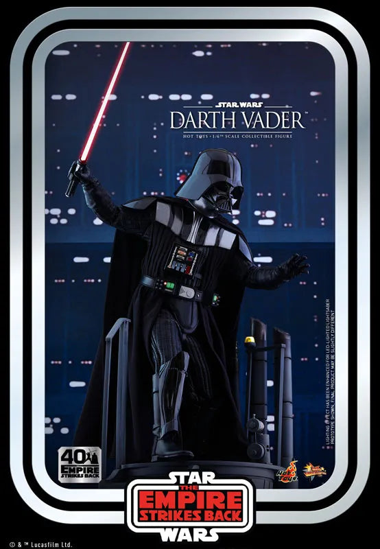 Movie Masterpiece 1/6 Figure Darth Vader (Star Wars Episode 5 40th Anniversary Edition)ㅤ – Hot Toys – ActionFigureBrasil