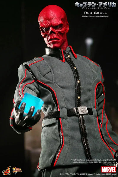 Movie Masterpiece 1/6 Scale Figure: Red Skull From Captain Americaㅤ – Gantaku – ActionFigure Brasil — com base expositora