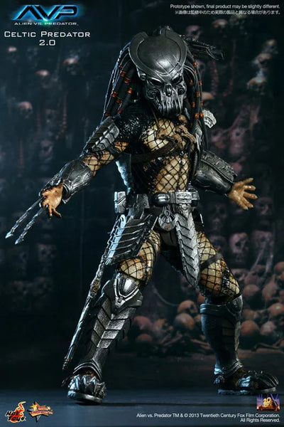 Movie Masterpiece 1/6 Scale Fully Poseable Figure "Alien vs. Predator" Celtic Predator 2.0ㅤ – Gantaku – ActionFigure Brasil — embalagem