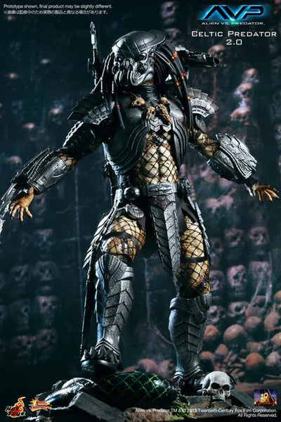 Movie Masterpiece 1/6 Scale Fully Poseable Figure "Alien vs. Predator" Celtic Predator 2.0ㅤ – Gantaku – ActionFigure Brasil — acessórios