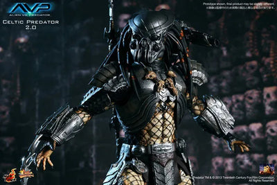 Movie Masterpiece 1/6 Scale Fully Poseable Figure "Alien vs. Predator" Celtic Predator 2.0ㅤ – Gantaku – ActionFigure Brasil — detalhe do produto