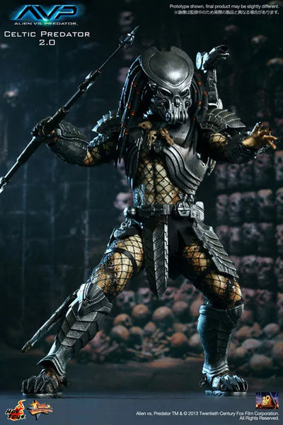 Movie Masterpiece 1/6 Scale Fully Poseable Figure "Alien vs. Predator" Celtic Predator 2.0ㅤ – Gantaku – ActionFigure Brasil — embalagem