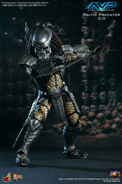 Movie Masterpiece 1/6 Scale Fully Poseable Figure "Alien vs. Predator" Celtic Predator 2.0ㅤ – Puella Magi Madoka Magica – ActionFigureBrasil — ângulo diferente