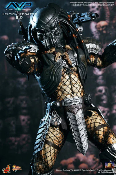 Movie Masterpiece 1/6 Scale Fully Poseable Figure "Alien vs. Predator" Celtic Predator 2.0ㅤ – Puella Magi Madoka Magica – ActionFigureBrasil — ângulo diferente
