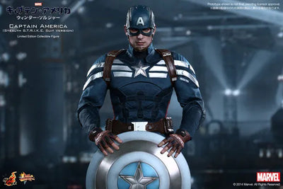 Movie Masterpiece 1/6 Scale Fully Poseable Figure "Captain America / The Winter Soldier" Captain America (Stealth S.T.R.I.K.E. Suit Version)ㅤ – Gantaku – ActionFigure Brasil — acessórios