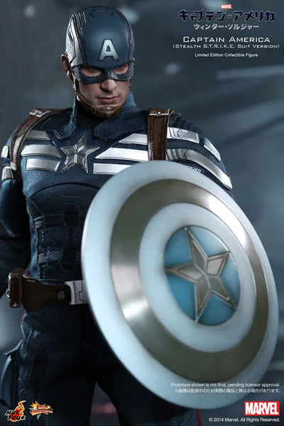 Movie Masterpiece 1/6 Scale Fully Poseable Figure "Captain America / The Winter Soldier" Captain America (Stealth S.T.R.I.K.E. Suit Version)ㅤ – Gantaku – ActionFigure Brasil — embalagem