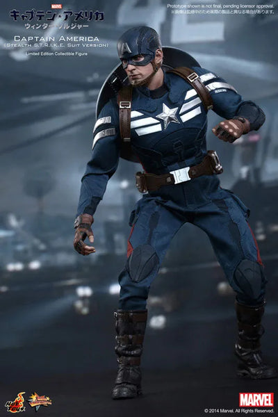 Movie Masterpiece 1/6 Scale Fully Poseable Figure "Captain America / The Winter Soldier" Captain America (Stealth S.T.R.I.K.E. Suit Version)ㅤ – Puella Magi Madoka Magica – ActionFigureBrasil — ângulo diferente