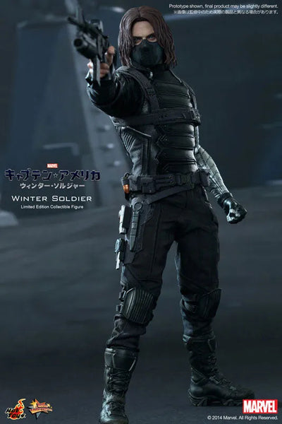 Movie Masterpiece 1/6 Scale Fully Poseable Figure "Captain America / The Winter Soldier" Winter Soldierㅤ – Hot Toys – ActionFigure Brasil — ângulo diferente