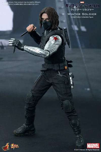 Movie Masterpiece 1/6 Scale Fully Poseable Figure "Captain America / The Winter Soldier" Winter Soldierㅤ – Hot Toys – ActionFigure Brasil — close