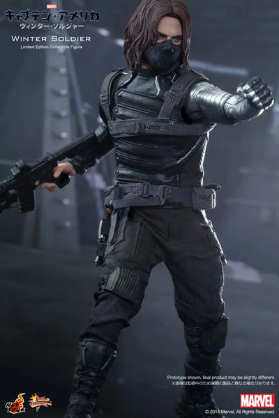 Movie Masterpiece 1/6 Scale Fully Poseable Figure "Captain America / The Winter Soldier" Winter Soldierㅤ – Hot Toys – ActionFigure Brasil — acessórios