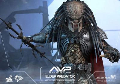 Movie Masterpiece "AVP" 1/6 Scale Figure Elder Predator (2.0 Ver.)ㅤ – Gantaku – ActionFigure Brasil — com base expositora