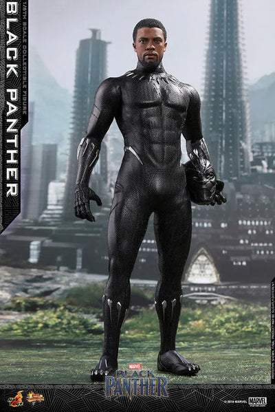 Movie Masterpiece "Black Panther" 1/6 Scale Figure Black Panther(Provisional Pre-order)ㅤ – Hot Toys – ActionFigure Brasil — ângulo diferente