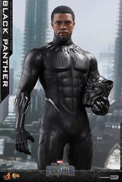 Movie Masterpiece "Black Panther" 1/6 Scale Figure Black Panther(Provisional Pre-order)ㅤ – Hot Toys – ActionFigure Brasil — embalagem