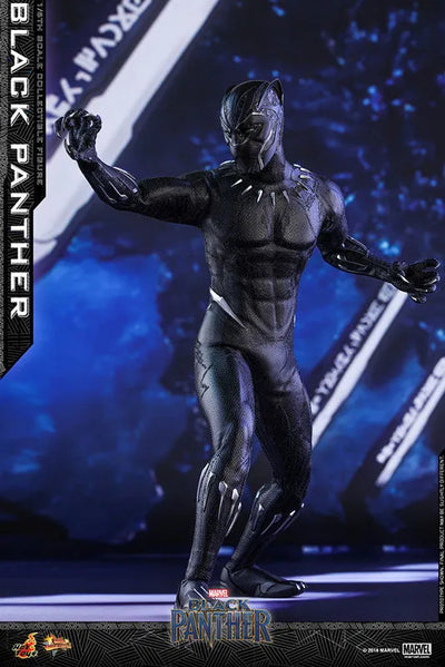 Movie Masterpiece "Black Panther" 1/6 Scale Figure Black Panther(Provisional Pre-order)ㅤ – Hot Toys – ActionFigure Brasil — com base expositora