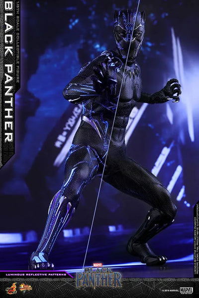 Movie Masterpiece "Black Panther" 1/6 Scale Figure Black Panther(Provisional Pre-order)ㅤ – Hot Toys – ActionFigure Brasil — ângulo diferente